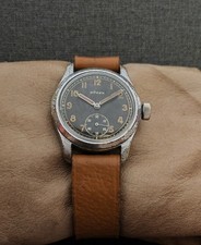 RARE! BUREN GRAND PRIX WWII 40's MILITARY D.11102H. cal.12 GERMAN VINTAGE WATCH.