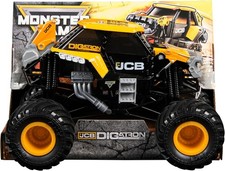Monster Jam, Official JCB DIGatron Monster Truck, Die-Cast Vehicle, 1:24 Scale