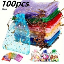 100pcs Gift Organza Bags