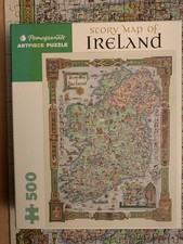 Pomegranate Story Map of Ireland Jigsaw Puzzle 500 Pieces - Complete
