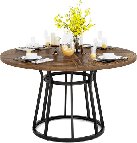 120cm round dining table for - 120cm, 4