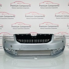 Skoda Octavia Mk3 Front Bumper Genuine Silver With Grill 2013 - 2017 [AJ163]