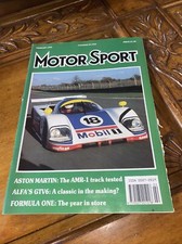 Motor Sport 02/1990 featuring