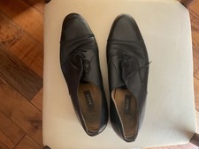 mens black Bally lace up shoes