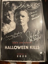 Halloween Kills Signed 12x18 Poster Signed By 5