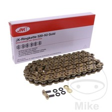 JMT X2 Chain Gold 520 Pitch 106 Links Fits Aprilia Tuareg 600 1987-1991