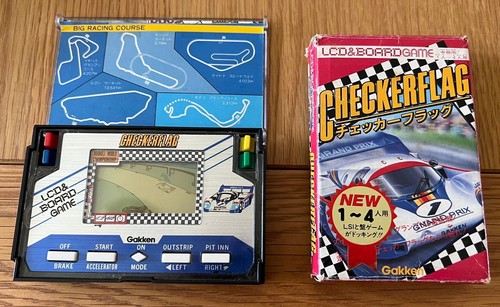 Gakken checker flag 1983 - gakken,