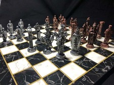 Chess Set w Board Crafted