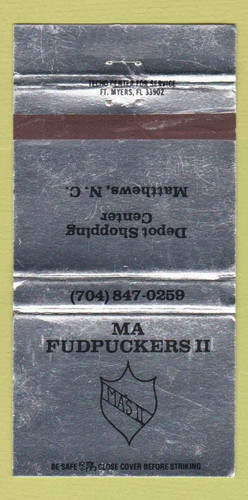 Matchbook cover ma - cover,