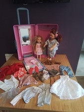 Design A Friend Pink Light Up Catwalk Suitcase 2 Dolls Clothes & Accessories