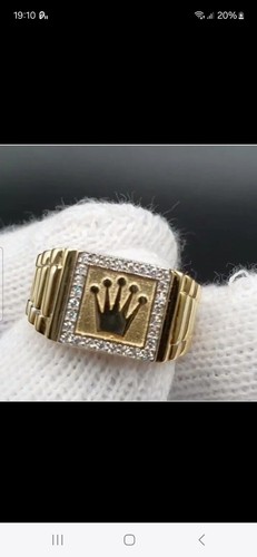 Gold rolex style - rolex, ring