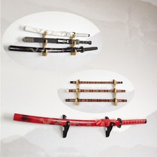 Sword Display Stand Wall Mounted Samurai Sword Stand for Wakizashi Sword