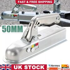 Heavy Duty 50MM Trailer Towing Hitch - Coupling Tow Bar Ball Draw Pressed Steel