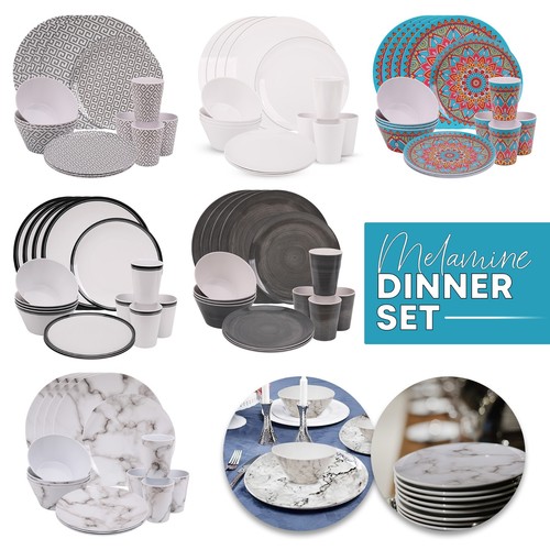 16pcs melamine dinner set - melamine,