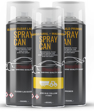 JCB Old Yellow >1985 Tractor + Machinery Aerosol Spray Paint 400ml Repair