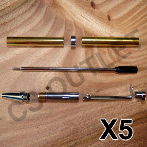 Chrome slimline pen - x, 5