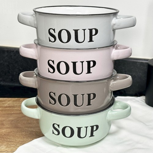 Set pastel soup bowls - of,