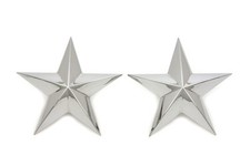 Chrome Decorative Star Stud