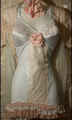 Vintage light blue - light, girdle