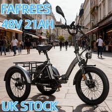 20" Electric Tricycle Fafrees F20 Mate Folding Trike3 Wheel E-Bikes 48V 21AH