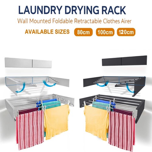 Laundry drying rack wall - rack,