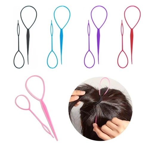 4pcs topsy tail hair - 2/4pcs,