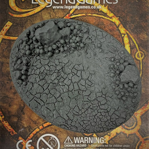 Resin skull base - base, 120x92mm