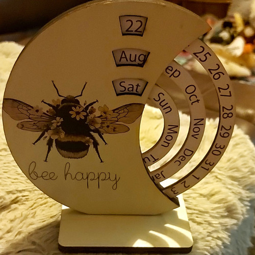 Bee theme wooden - bee, perpetual