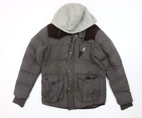 Mens size kangol grey - s,