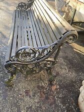Heavy Cast iron garden bench