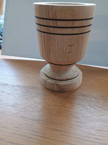 Large heavy hand made - made, wooden