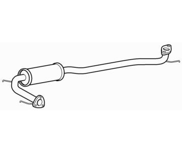 Centre exhaust middle - centre,