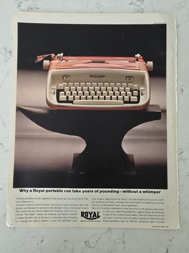 1963 royal pink portable - royal,