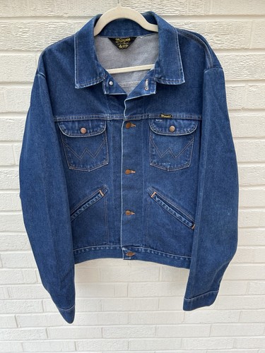 Wrangler denim jacket mens - denim,