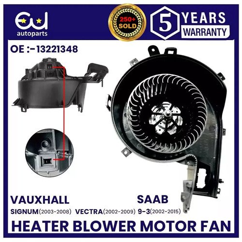 Heater blower motor - heater, for