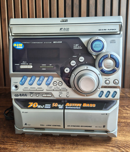 Jvc k3r compact fi stero - compact, hi-fi