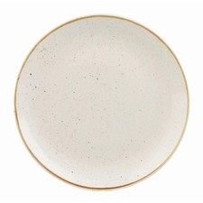 Churchill Stonecast Round Coupe Plate Barley White 165mm (Pack of 12) - DK520