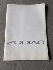 Ford Zodiac Mk4 Sales Brochure