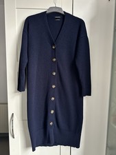 Massimo Dutti Ladies Dark Navy Blue Jumper Dress /Cardigan, Size Medium