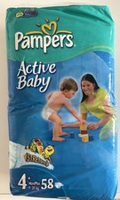 Vintage Diapers Nappies Couche Windeln Pampers Baby Dry 2006 SEALED