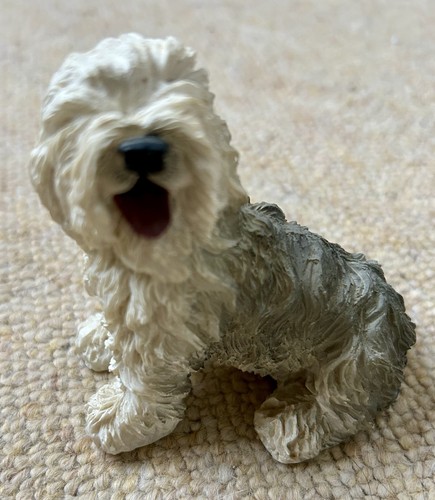 Vintage old english sheepdog - old,