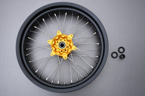 Yellow supermoto spoked - yellow,