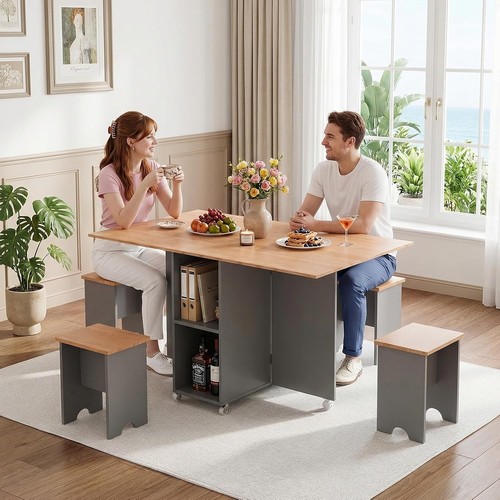 Folding dining table - folding,