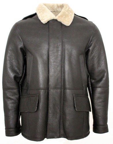 Men brown shearling - men's,