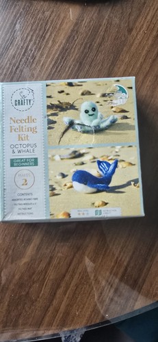 Needle felting kit octopus - needle,