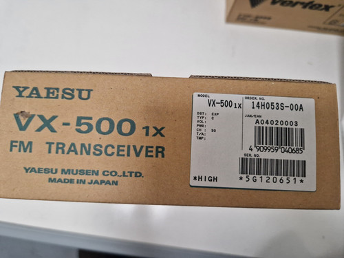 Yaesu 500 vhf - yaesu, handie