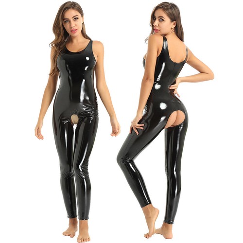 Latex catsuit women full body - women,