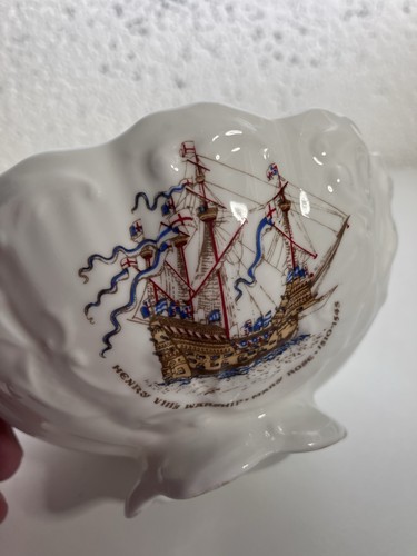 Mary rose serving bowl bone - serving,