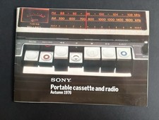 Sony Portable Cassette & Radio