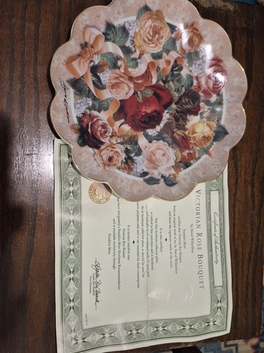Franklin mint victorian rose - mint, "victorian